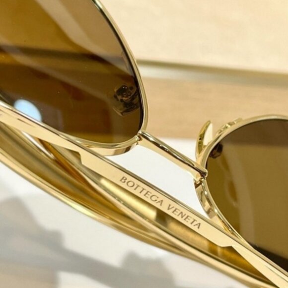 Signature BV Gold Aviator Sunglasses